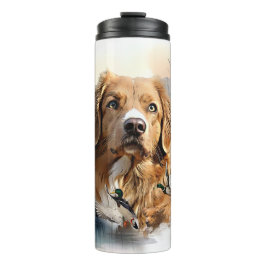 Nova Scotia Duck Tolling Retriever, Art Thermosbecher