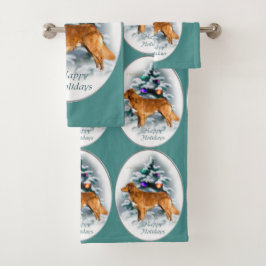 Nova Scotia Duck Tolling Retriever Badhandtuch Set