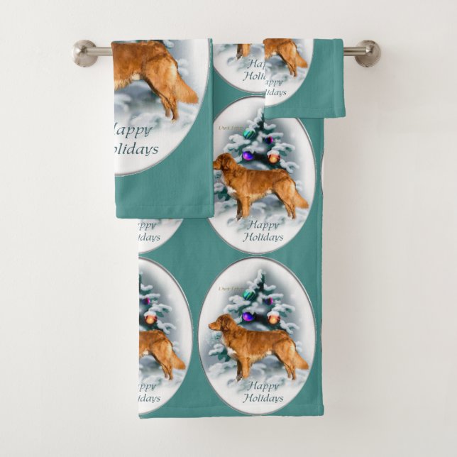 Nova Scotia Duck Tolling Retriever Badhandtuch Set (Insitu)