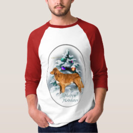 Nova Scotia Duck Tolling Retriever Christmas Gesch T-Shirt