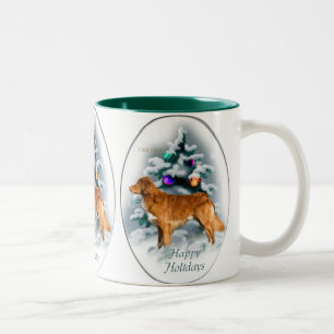 Nova Scotia Duck Tolling Retriever Christmas Gesch Zweifarbige Tasse