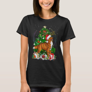 Nova Scotia Duck Tolling Retriever Christmas Tree  T-Shirt