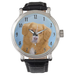 Nova Scotia Duck Tolling Retriever Dog Painting Armbanduhr