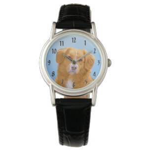 Nova Scotia Duck Tolling Retriever Dog Painting Armbanduhr
