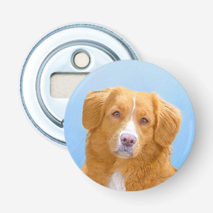 Nova Scotia Duck Tolling Retriever Dog Painting Flaschenöffner