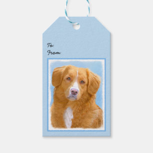 Nova Scotia Duck Tolling Retriever Dog Painting Geschenkanhänger