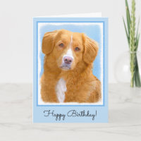 Nova Scotia Duck Tolling Retriever Dog Painting