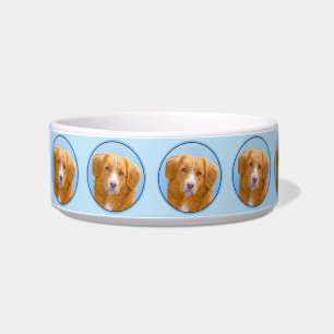 Nova Scotia Duck Tolling Retriever Dog Painting Napf