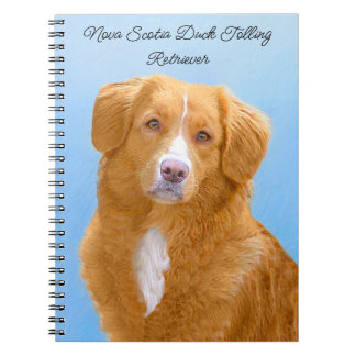 Nova Scotia Duck Tolling Retriever Dog Painting Notizblock