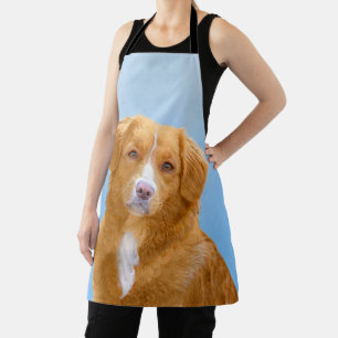 Nova Scotia Duck Tolling Retriever Dog Painting Schürze