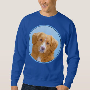 Nova Scotia Duck Tolling Retriever Dog Painting Sweatshirt