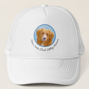 Nova Scotia Duck Tolling Retriever Dog Painting Truckerkappe