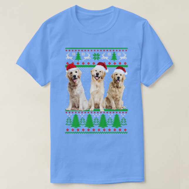 Nova Scotia Duck Tolling Retriever Frohe Weihnacht T-Shirt (Design vorne)