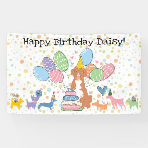 Nova Scotia Duck Tolling Retriever Geburtstag Banner
