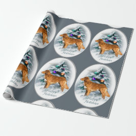 Nova Scotia Duck Tolling Retriever Geschenkpapier