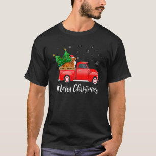 Nova Scotia Duck Tolling Retriever Hund fährt Rot T-Shirt