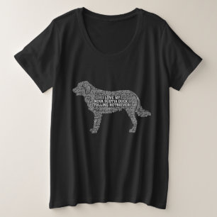 Nova Scotia Duck Tolling Retriever Liebe Große Größe T-Shirt