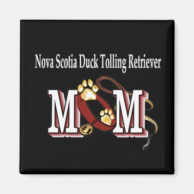 Nova Scotia Duck Tolling Retriever MAMA Geschenke Magnet (Vorne)