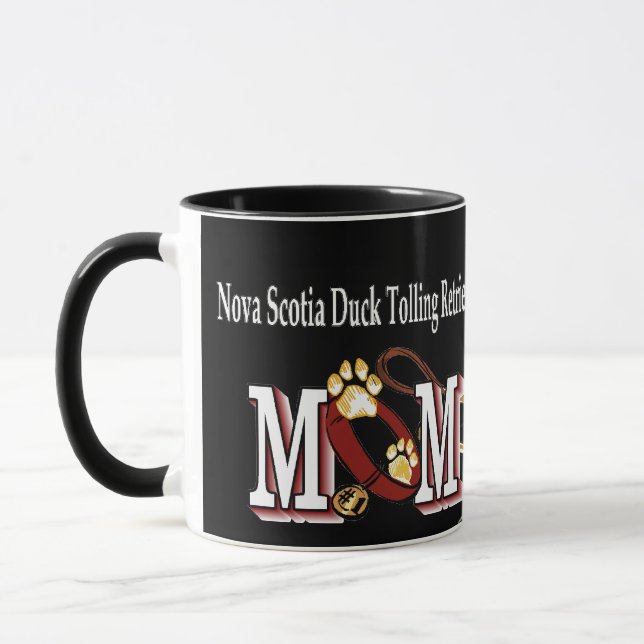 Nova Scotia Duck Tolling Retriever MAMA Geschenke Tasse (Links)