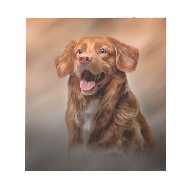 Nova Scotia Duck Tolling Retriever Notizblock (Vorderseite)