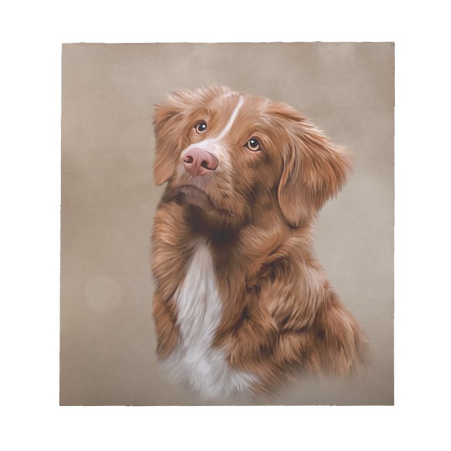 Nova Scotia Duck Tolling Retriever Notizblock (Vorderseite)