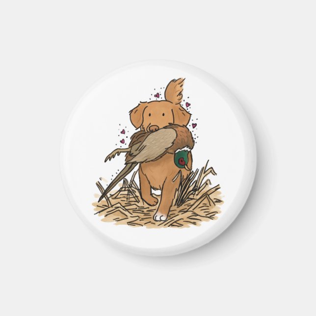 Nova Scotia Duck Tolling Retriever NSDTR Magnet (Vorne)