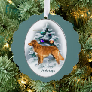 Nova Scotia Duck Tolling Retriever Ornament Karte