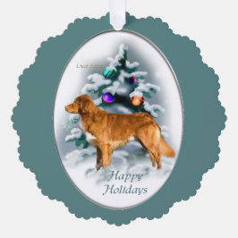 Nova Scotia Duck Tolling Retriever Ornament Karte