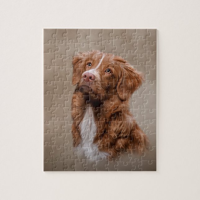 Nova Scotia Duck Tolling Retriever Puzzle (Vertikal)