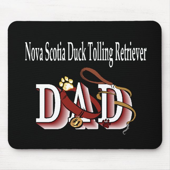 Nova Scotia Duck Tolling Retriever Vater Geschenke Mousepad (Vorne)