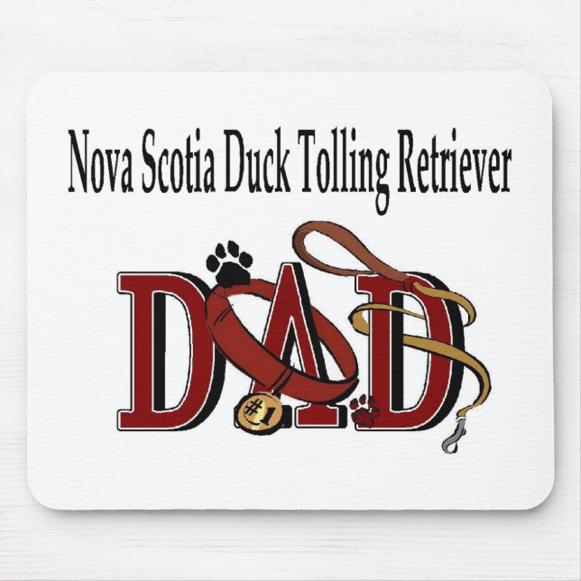 Nova Scotia Duck Tolling Retriever Vater Geschenke Mousepad (Vorne)