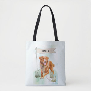 Nova Scotia Duck Tolling Retriever Wasserfarben-Hu