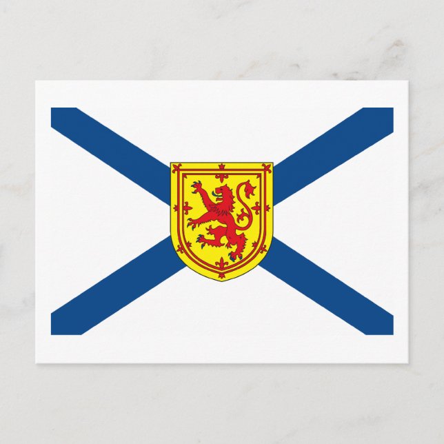 Nova Scotia Flag Postcard Postkarte (Vorderseite)