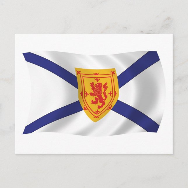 Nova Scotia Flag Postcard Postkarte (Vorderseite)