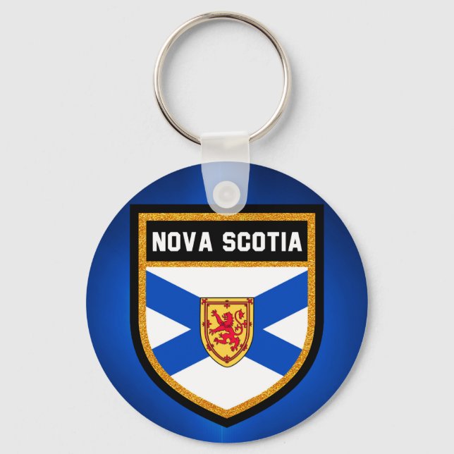 Nova Scotia Flag Schlüsselanhänger (Vorderseite)