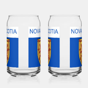Nova Scotia-Flagge Dosenglas