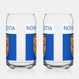 Nova Scotia-Flagge Dosenglas