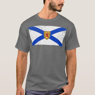 Nova Scotia Flagge Kanada Vintage-Fade T-Shirt
