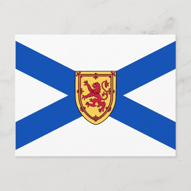 Nova Scotia-Flagge Postkarte (Vorderseite)