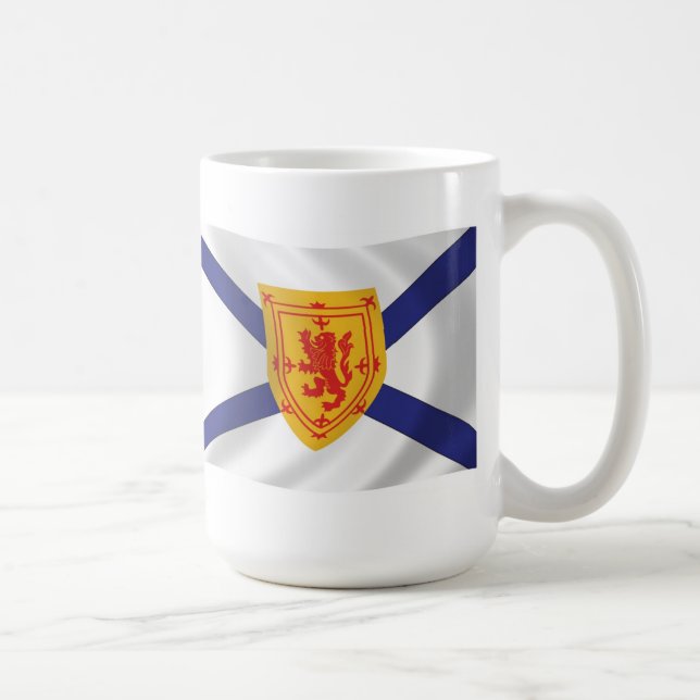 Nova-Scotia-Flaggen-Tasse Kaffeetasse (Rechts)