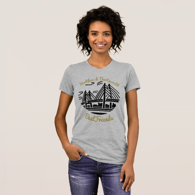 Nova Scotia Halifax Dartmouth Beste Freunde Matern T-Shirt (Vorne ganz)