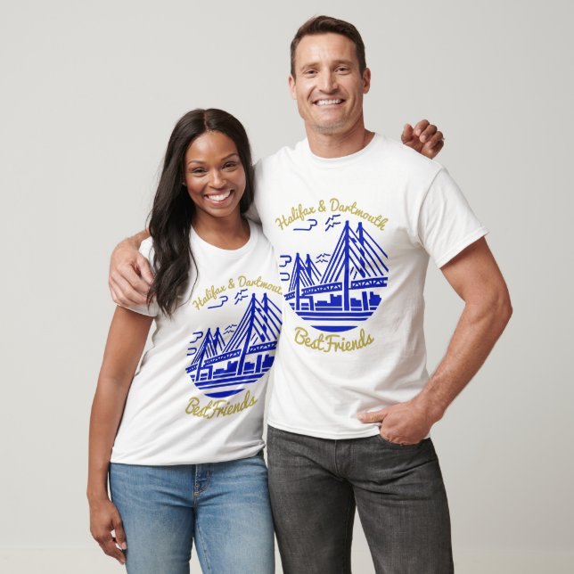 Nova Scotia Halifax und Dartmouth Bestfriends T-Shirt (Unisex)