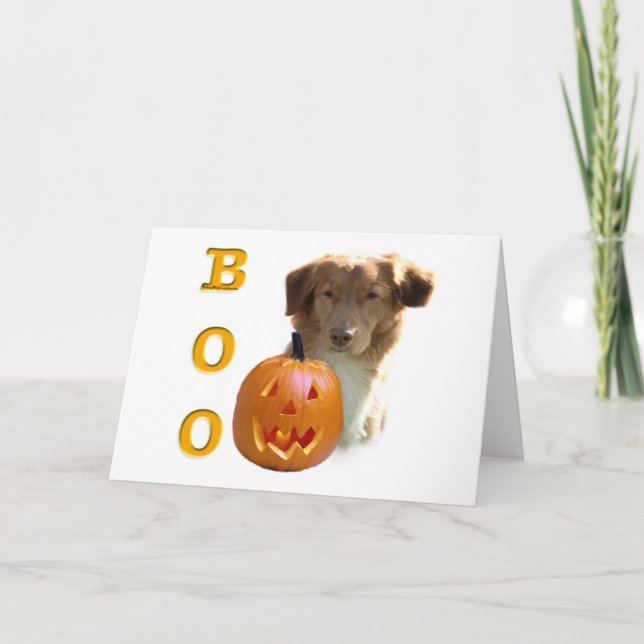 Nova Scotia Halloween BOO Karte (Vorderseite)