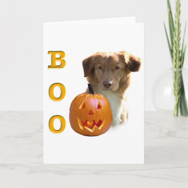Nova Scotia Halloween BOO Karte (Vorderseite)
