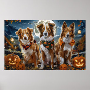 Nova Scotia Halloween Gruselig Poster