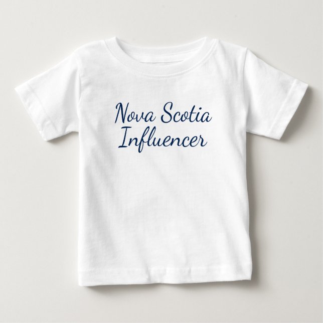 Nova scotia Influencer Anpassung, Provinz oder Sta Baby T-shirt (Vorderseite)
