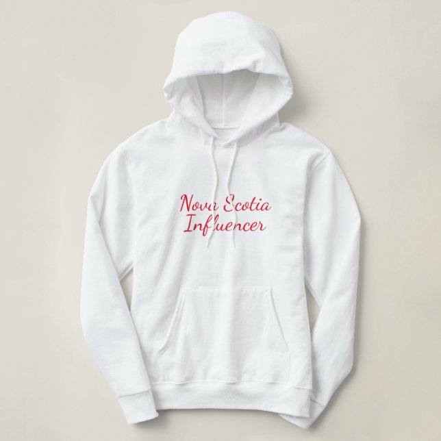 Nova scotia Influencer Anpassung, Provinz oder Sta Hoodie (Design vorne)