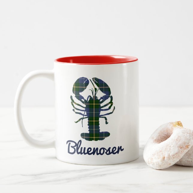 Nova Scotia Kaffeetasse Hummer Bluenoser (Mit Donut)