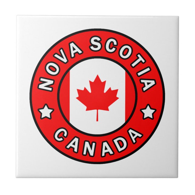 Nova Scotia Kanada Fliese (Vorderseite)
