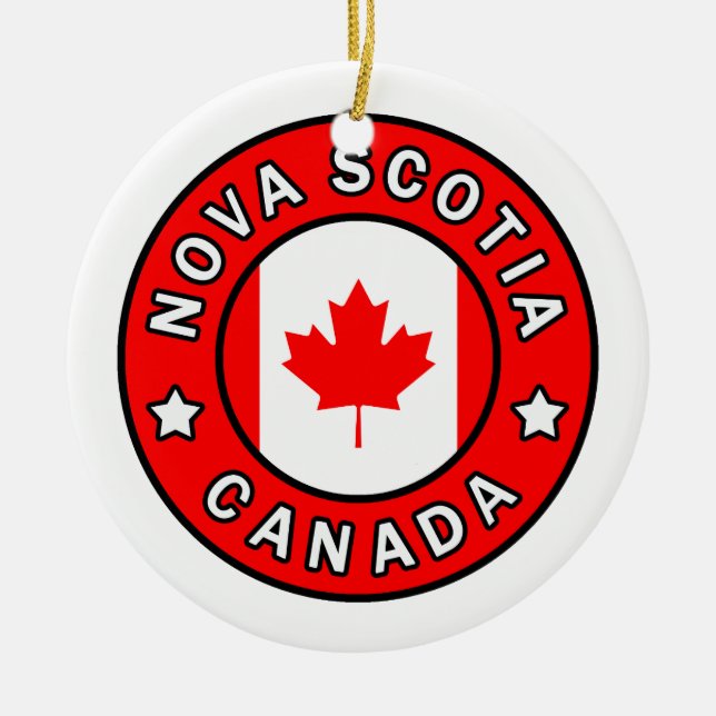 Nova Scotia Kanada Keramik Ornament (Vorne)
